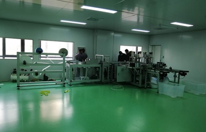 口罩生產(chǎn)車間